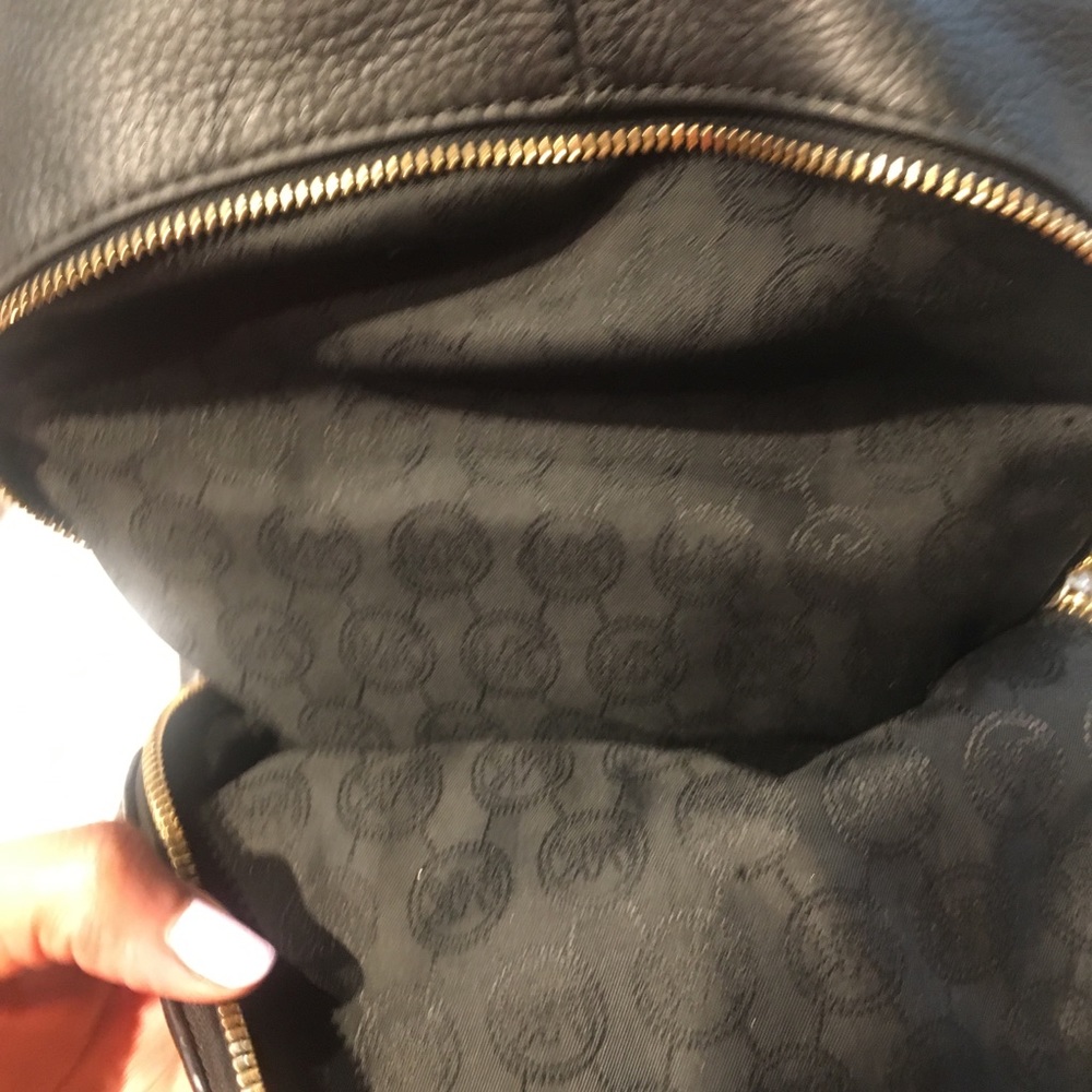 Black and Gold Michael Kors Backpack - Picture 8 of 8